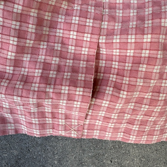 Free People Pink Plaid Jacket - Picture 4 of 7